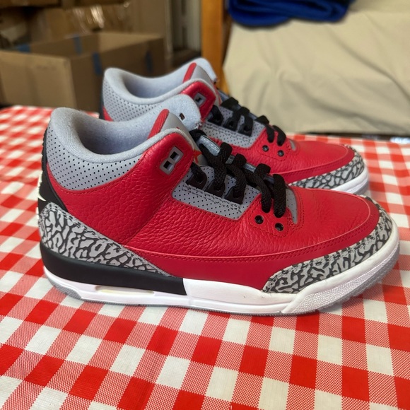 Nike Air Jordan 3 Retro SE GS III Fire Red All Star Game Chicago CQ0488-600 5.5Y - Picture 5 of 10